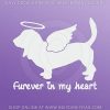 Angel Basset Hound Decals