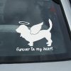 Angel Basset Hound Decal