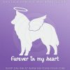 Angel Belgian Sheepdog Decals