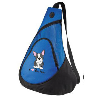 Cartoon Boston Terrier Bag