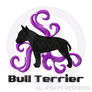Cool Embroidered Bull Terrier Shirts
