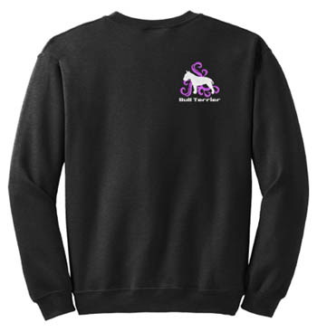 Tribal Bull Terrier Sweatshirt Embroidery