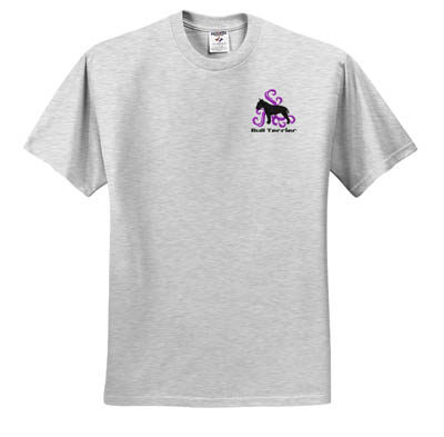 Cool Bull Terrier Embroidered T-Shirt