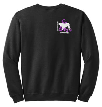 Embroidered English Bulldog Sweatshirt