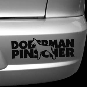 Doberman Pinscher Decals