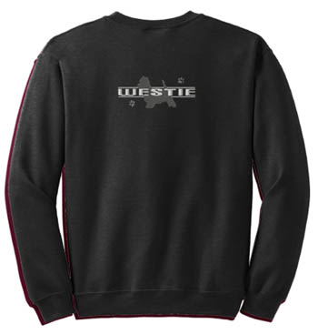 Embroidered Westie Sweatshirt