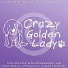 Crazy Golden Retriever Lady Decals