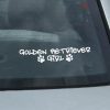 Golden Retriever Girl Decal