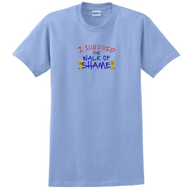 Walk of Shame Embroidered T-Shirt