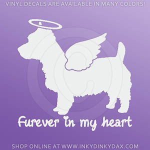 Angel Australian Terrier Sticker