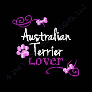 Australian Terrier Embroidery