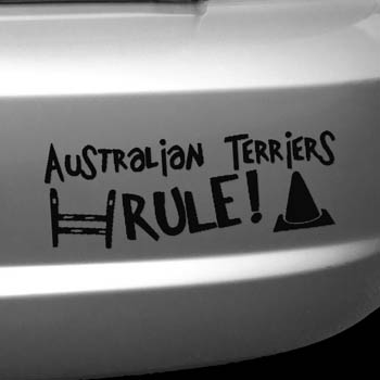 Australian Terriers Rule Decal
