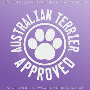 Australian Terrier Decalss