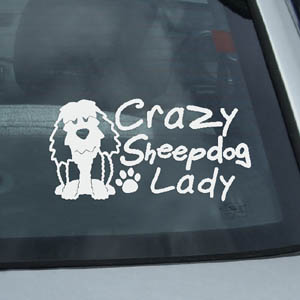 Old English Sheepdog Stickers