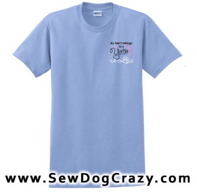 Embroidered Yorkshire Terrier Tees