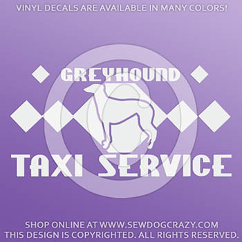 Greyhound Taxi Decals