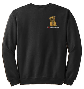 Embroidered Border Terrier Sweatshirt