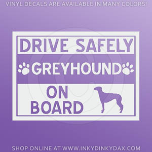 Greyhound On Board Decals