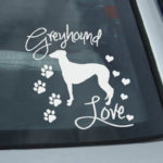 Greyhound Love Decal