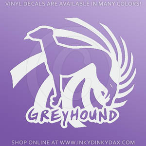 Greyhound Vinyl Stickers