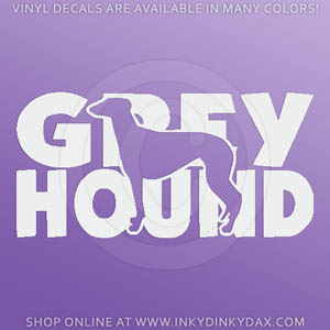 Greyhound Vinyl stickers