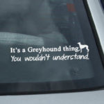 Greyhound Lover Decal