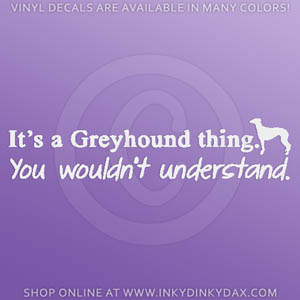 Greyhound Decals