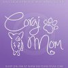 Corgi Mom Decals