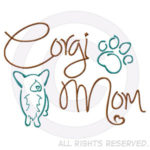 Embroidered Corgi Mom Shirts