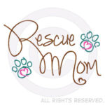 Embroidered Rescue Mom Shirts