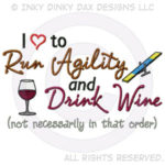 Run Agility Drink Wine Shirts