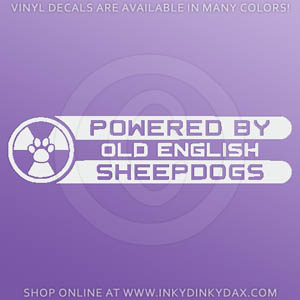 Old English Sheepdog Decal