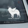 Angel Schipperke Window Decal
