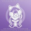 Cartoon Shiba Inu Vinyl Stickers