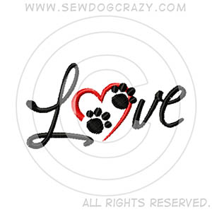 Beautiful Embroidered Dog Lover Shirts