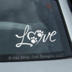 Love Dogs Decal