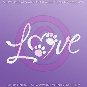 Love Dogs Decals