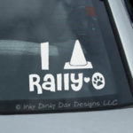 Love rally Obedience Decal