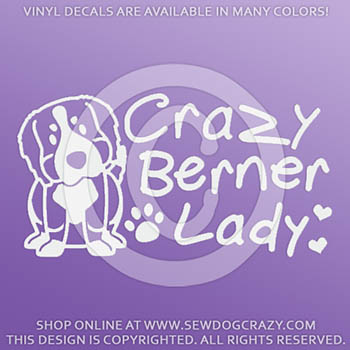 Crazy Berner Lady Stickers