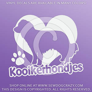 I Love Kooikerhondjes Sticker