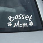 Basset Mom Sticker