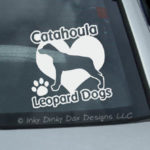 Love Catahoula Leopard Dogs Sticker