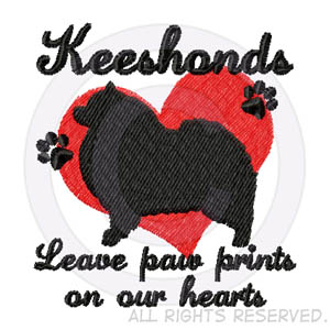 Embroidered Keeshond Shirts