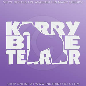 Kerry Blue Terrier Decal