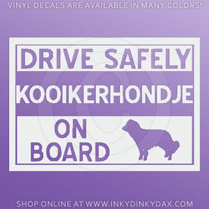 Kooikerhondje On Board Sticker