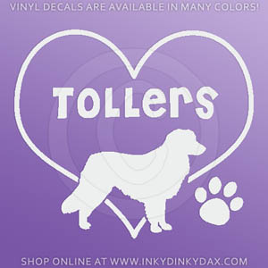 Love Tollers Decals