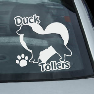 I Love Tollers Decal