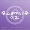 Whippet Girl Car Decal