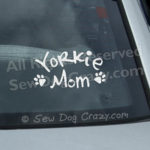 Yorkie Mom Car Stickers