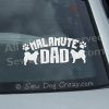 Malamute Dad Vinyl Decal